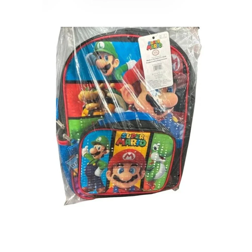 Back pack for kids with lunch bag
